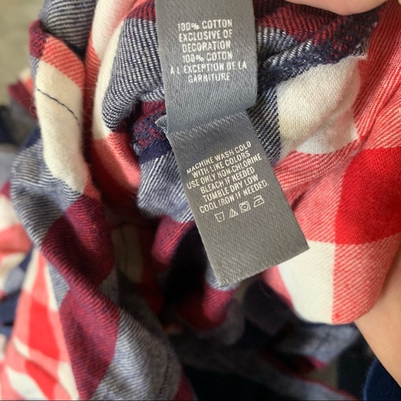 Aerie Plaid Flannel Sleepwear Romper - Picture 6 of 6